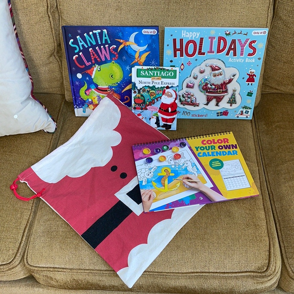 NEW Children’s Christmas Books in Santa Bag
